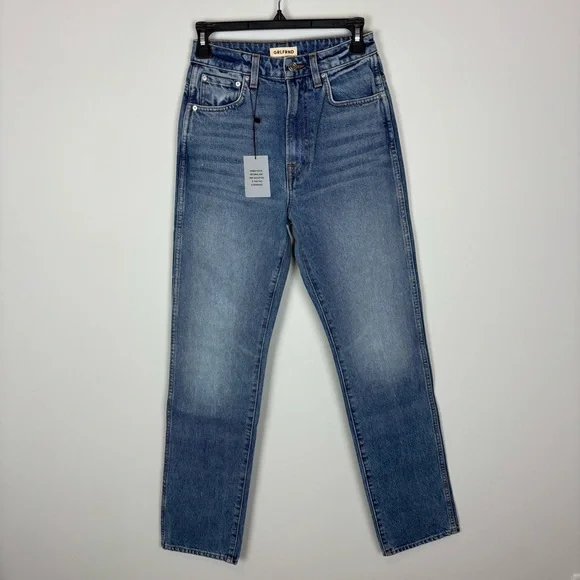 GRLFRND Sara Super High Rise Straight in Lenox Hill Size 25